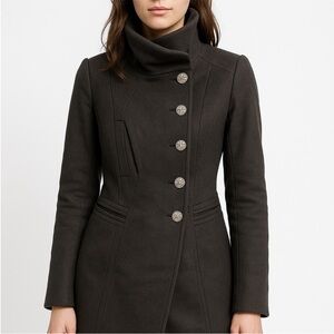 Zara Charcoal Coat for Women